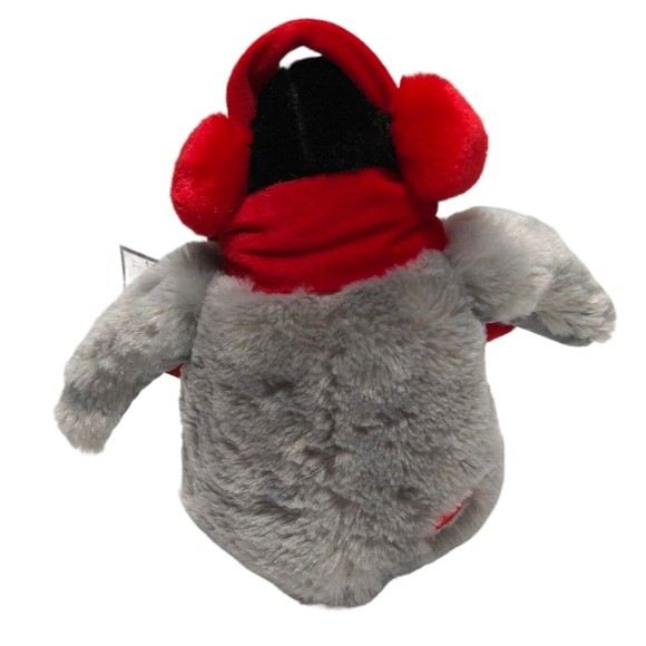 NEW Coca Cola Penguin w/ Coke Red Scarf Ear Muff Plush Stuffed Bean Bag 2015 NOS - Picture 8 of 13